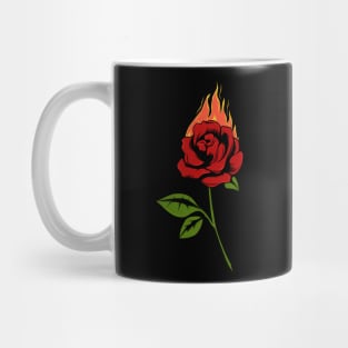 Fire Rose Mug